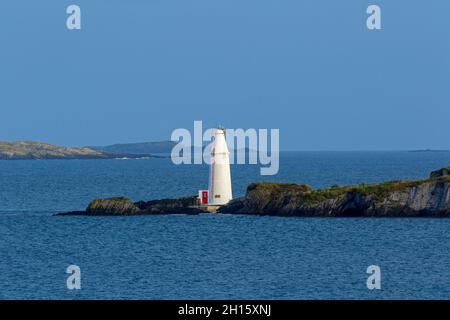 Phare de Copper point, long Island, Comté de Cork, Irlande Banque D'Images