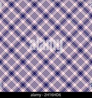 Motif écossais diagonal motif sans couture texturé en tartan adapté aux textiles de mode Illustration de Vecteur