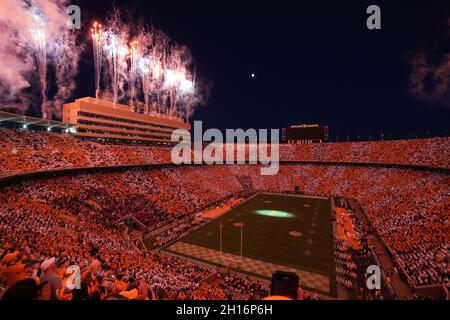 16 octobre 2021 : Stade Neyland avant le match de football NCAA entre l'Université du Tennessee Volunteers et les rebelles Ole Miss au stade Neyland à Knoxville TN Tim Gangloff/CSM Banque D'Images