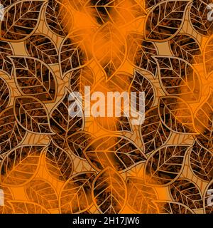 Mode inspirations et Collage Pattern Works Banque D'Images