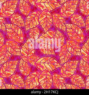 Mode inspirations et Collage Pattern Works Banque D'Images