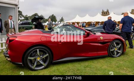 Ferrari Portofino M, exposée au Concours d’élégance qui s’est tenu au Palais de Blenheim le 5 septembre 2021 Banque D'Images