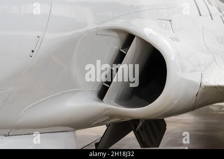 Un Lockheed F-80 Shooting Star a été le premier avion de chasse opérationnel utilisé par les forces américaines. Banque D'Images