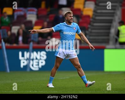 Brentford, Royaume-Uni.17 octobre 2021.Rugby, premier ministre.London Irish V Gloucester.Stade communautaire Brentford.Brentford.Chris Harris (Gloucester Rugby).Credit: Sport en images/Alamy Live News Banque D'Images