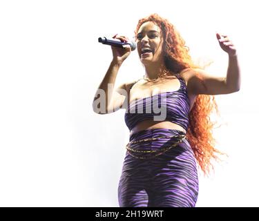 Jorja Smith - Festival des Boardmasters Banque D'Images