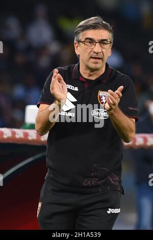 Naples, Italie.17 octobre 2021.Ivan Juric lors de la série Un match entre la SSC Napoli et le Torino football Club au Stadio Diego Armando Maradona.(Photo par Agostino Gemito/Pacific Press) Credit: Pacific Press Media production Corp./Alay Live News Banque D'Images