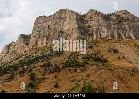 Wind River Canyon, Wyoming Banque D'Images