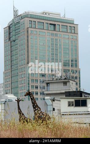 Centre commercial Samziegil sur la principale rue piétonne Insadong à Séoul, Sout Banque D'Images