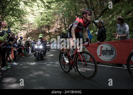 Giro d'Italia Stage 11 Firenze à Bagno di Romagna, Italie.17 mai 2017.Ben Hermans. Banque D'Images