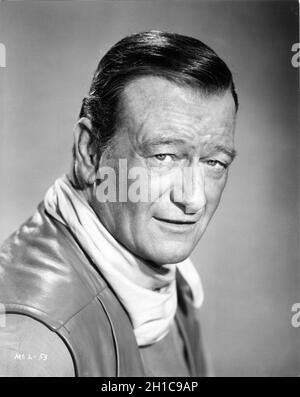 JOHN WAYNE Portrait à McLINTOCK !1963 réalisateur ANDREW V. McLAGLEN scénario original James Edward Grant Batjac Productions / United Artists Banque D'Images