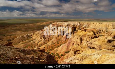 Le sud de Tsagaan Suvarga dans le désert de Gobi, Mongolie Banque D'Images