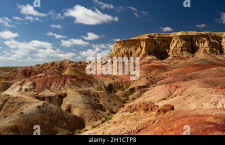 Le sud de Tsagaan Suvarga dans le désert de Gobi, Mongolie Banque D'Images