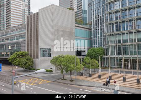 Hong Kong - 23 Avril 2017 : Bâtiment Du Centre Financier International À Hong Kong, Chine. Banque D'Images