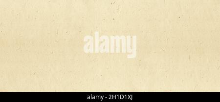 Papier recyclé naturel texture background. Bannière horizontale Banque D'Images