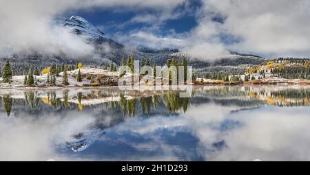 Molas Lake San Juan, Montagnes, Colorado, USA Banque D'Images