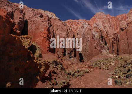 Rainbow Valley, Désert d'Atacama, Chili Banque D'Images