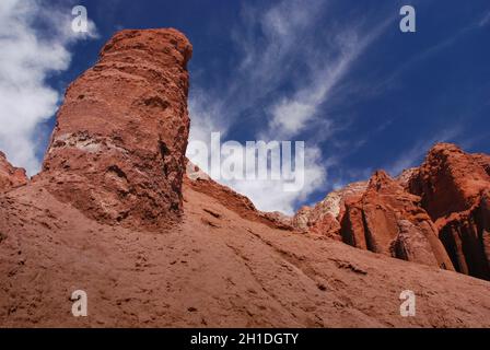 Rainbow Valley, Désert d'Atacama, Chili Banque D'Images