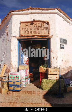 Ville de San Pedro de Atacama, région d'Antofagasta, Chili Banque D'Images