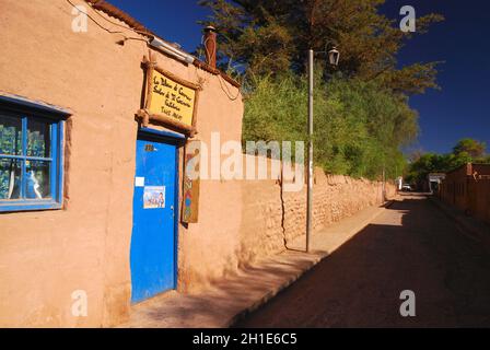 Ville de San Pedro de Atacama, région d'Antofagasta, Chili Banque D'Images