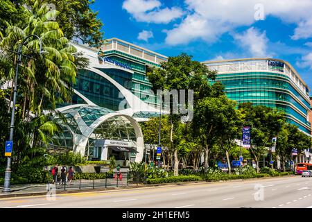 SINGAPOUR - 1 MARS 2020 : Plaza Singapura, l'un des plus anciens centres commerciaux situés le long d'Orchard Road à Singapour Banque D'Images