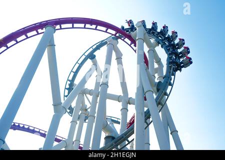 Roller Coaster Banque D'Images