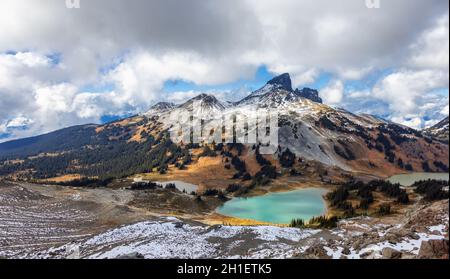 Black Tusk Mountain, paysage naturel canadien. Banque D'Images