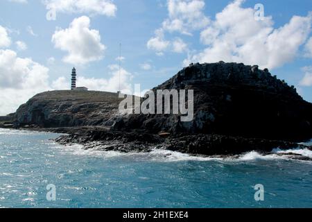 caravelas, bahia / brésil - 22 octobre 2012: Vue sur l'île dans le parc marin d'Abrolhos, dans le sud de Bahia. *** Légende locale *** Banque D'Images