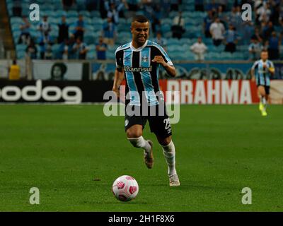 RS - Porto Alegre - 10/17/2021 - BRÉSILIEN A 2021 - GREMIO X JEUNESSE - joueur d'Alisson Gremio lors d'un match contre Juventude au stade Arena do Gremio pour le brésilien A 2021 championnat.Photo: Maxi Franzoi/AGIF/Sipa USA Banque D'Images