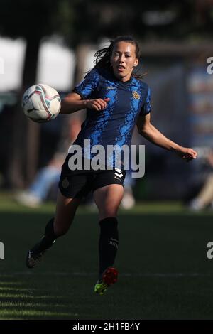 Sesto San Giovanni, Milan, Italie.16 octobre 2021.ELIN Landstrom d'Internazionale pendant le match de la série A Femminile au Stadio Ernesto Breda, San Giovanni.Crédit photo à lire: Jonathan Moscrop/Sportimage crédit: Sportimage/Alay Live News Banque D'Images