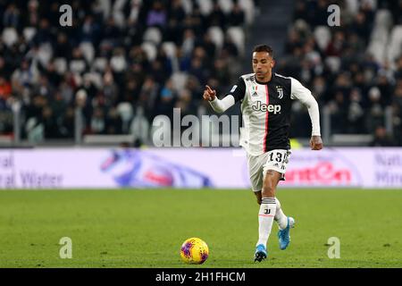 Torino, Italie. 19 janvier 2020. Italien de série A. la Juventus FC vs Parma Calcio.Danilo de la Juventus FC. Banque D'Images