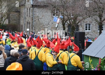 Aachen - Eilendorf: Umzug am Karnevals Sonntag 2019 Banque D'Images