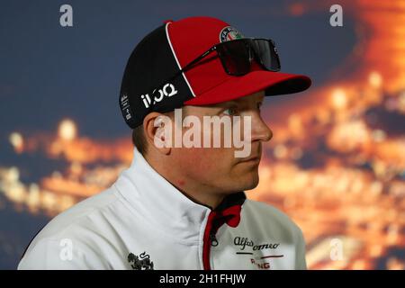 Barcelone, Espagne.19 février 2020.Test pré-saison de formule 1.Kimi Raikkonen Alfa Romeo Racing Banque D'Images