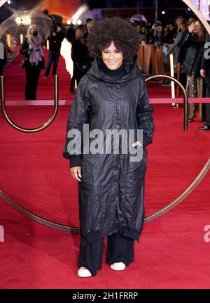 Golda Rosheuvel participe à une projection spéciale de Dune à l'Odeon Leicester Square à Londres.Date de la photo: Lundi 18 octobre 2021. Banque D'Images