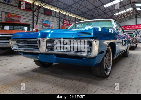 BERLIN - avril 27, 2019 : voiture de luxe Personnel, Pontiac Grand Prix 1967. Banque D'Images