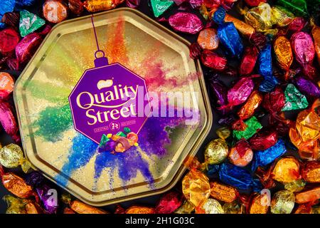 Nestle Quality Street Banque D'Images