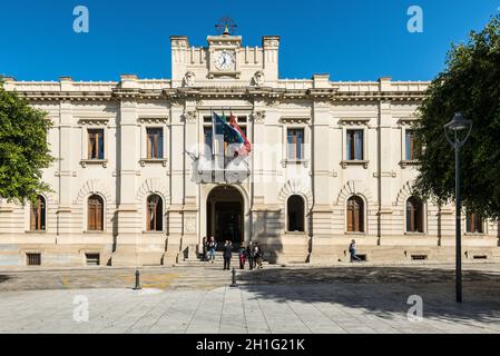 Reggio Calabria, Italie - 30 octobre 2017 : Municipalité de Reggio Calabria (Comune di Reggio Calabria, Italie. Banque D'Images