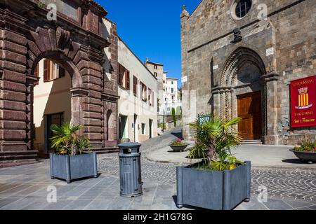 Bolsena Lazio Italie le 04 octobre 2019 la vieille ville de la province de Viterbo Banque D'Images