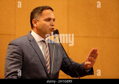 salvador, bahia / brésil - 15 février 2017: Le Représentant d'Etat Pablo Barrzozo vu en plénière de l'Assemblée législative de Bahia dans la ville Banque D'Images