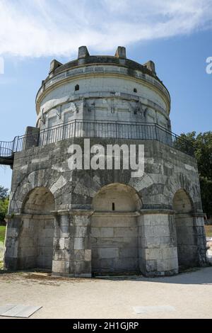 Vue extérieure du mausolée de Théodoric à Ravenne, Italie Banque D'Images