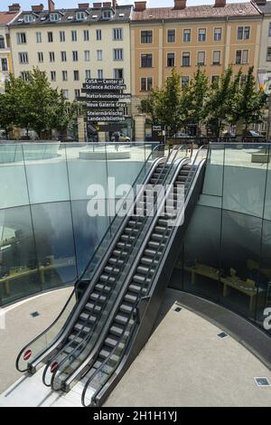 Graz, Autriche. Août 2020. La vue extérieure du centre des activités scientifiques Banque D'Images