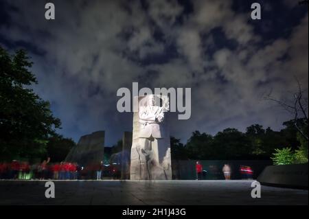 Washington DC, États-Unis - 13 octobre 2021 : le Martin Luther King Jr. Memorial, dans le National Mall de Washington DC. Banque D'Images