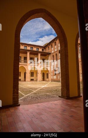 Castillo de la Mota, l'intérieur du château de Medina del Campo, à Valladolid, Leon. Espagne Banque D'Images