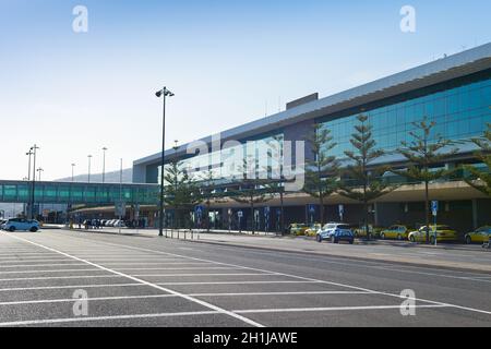 FUNCHAL, MADÈRE, PORTUGAL - 30 JANVIER 2020 : vue sur le terminal de l'aéroport international Cristiano Ronaldo - aéroport principal de l'île de Madère Banque D'Images