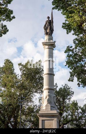 Le Monument des soldats et des marins sur Boston Common à Boston, dans le Commonwealth des États-Unis du Massachusetts. Banque D'Images