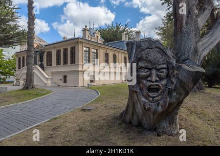 Le Musée régional de Magallanes à Punta Arenas, Patagonie, Chili Banque D'Images