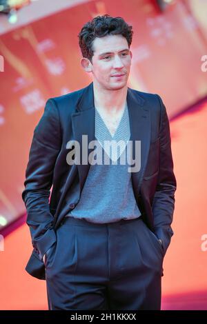 Rome, Italie.17 octobre 2021.(10/17/2021) tapis rouge du film Mothering Sunday avec Josh O'Connor (acteur), au Festival du film de Rome, à l'Auditorium Parco della Musica.(Photo de Gennaro Leonardi/Pacific Press/Sipa USA) crédit: SIPA USA/Alay Live News Banque D'Images