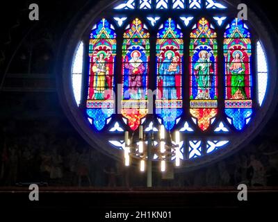 Padoue, Italie - 19 septembre 2014 : l'intérieur de la basilique historique de Saint-Antoine à Padoue, Italie, le 19 septembre 2014 Banque D'Images