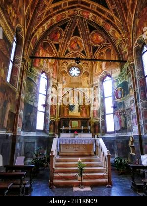 Padoue, Italie - 19 septembre 2014 : l'intérieur de la basilique historique de Saint-Antoine à Padoue, Italie, le 19 septembre 2014 Banque D'Images