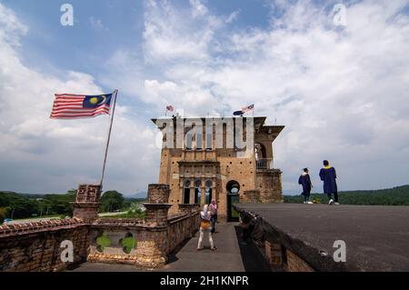 Batu Gajah, Perak/Malaisie - octobre 07 2019: Photo de diplômé au château de Kellie. Banque D'Images