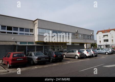 Dans Malesnica l'école résidentielle, Zagreb, Croatie Banque D'Images